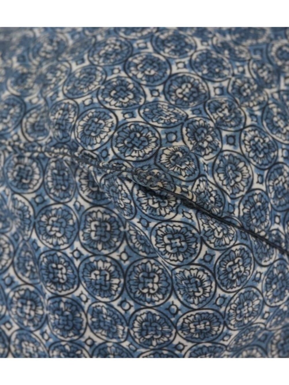 PRADA Tote Bag Nylon Blue Silver - Picture 9 of 14